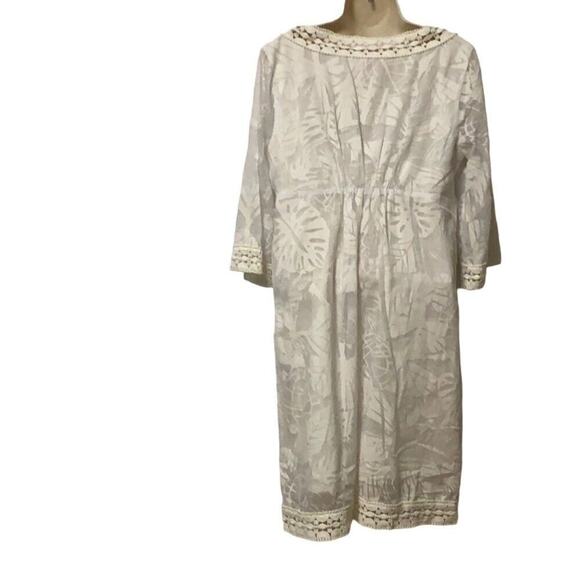 LILLY PULITZER EMBROIDERY‎ BEAUTIFUL WHITE DRESS M - Picture 6 of 12
